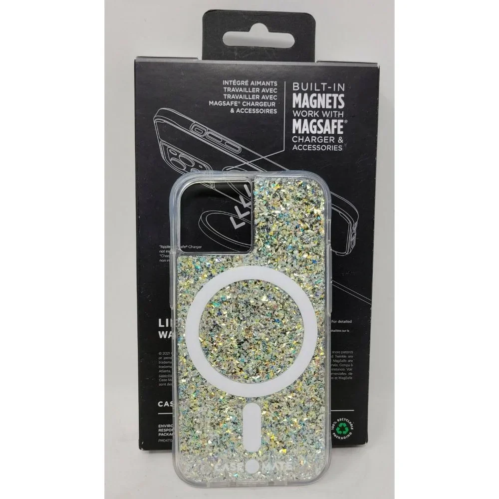 Case-Mate Twinkle MagSafe Case for iPhone 13 Mini / iPhone 12 Mini 5.4" Stardust - Picture 2 of 4